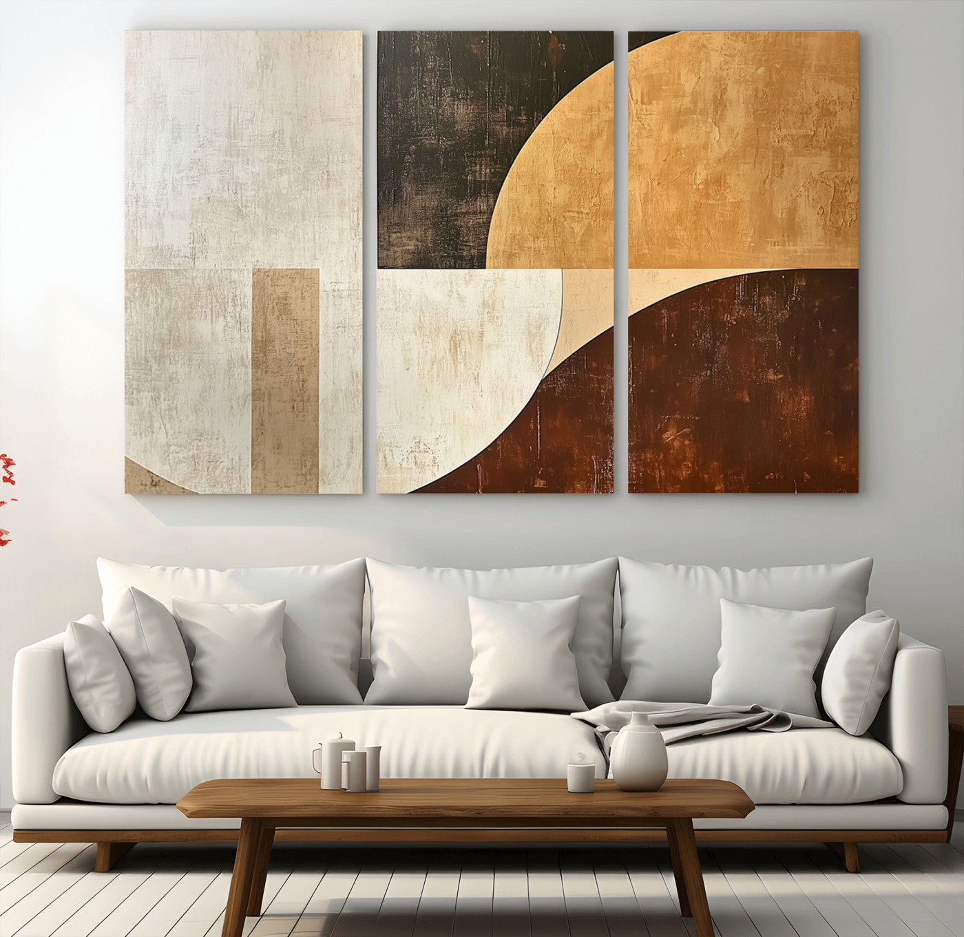 15030-MGV-CV-36X24-Wabi Sabi Wall Art Canvas Print, Framed Modern Abstract Art Picture Print, Minimalist Zen Perfect Minimalist Modern Decor Artwork