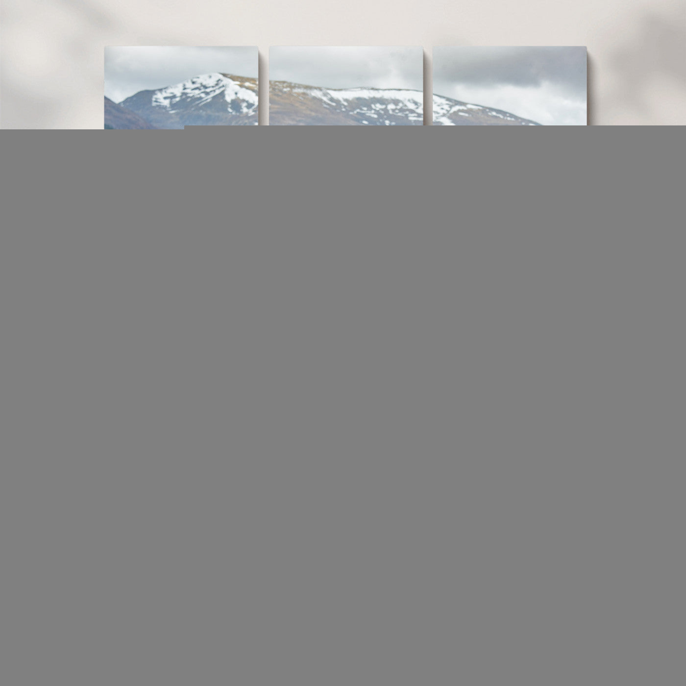 Highland Cow Wall Art – Rustic Canvas Print Cattle Resting Mountain Landscape, Farmhouse Country Decor for Living Room, Bedroom, Office, Cabin, Lodge