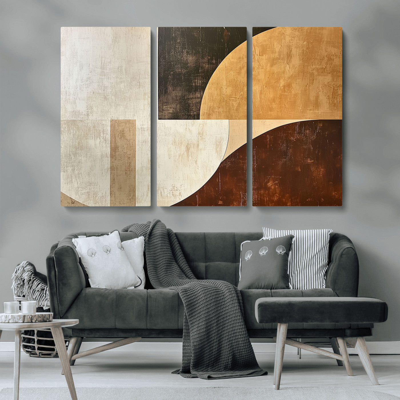 15030-MGV-CV-36X24-Wabi Sabi Wall Art Canvas Print, Framed Modern Abstract Art Picture Print, Minimalist Zen Perfect Minimalist Modern Decor Artwork