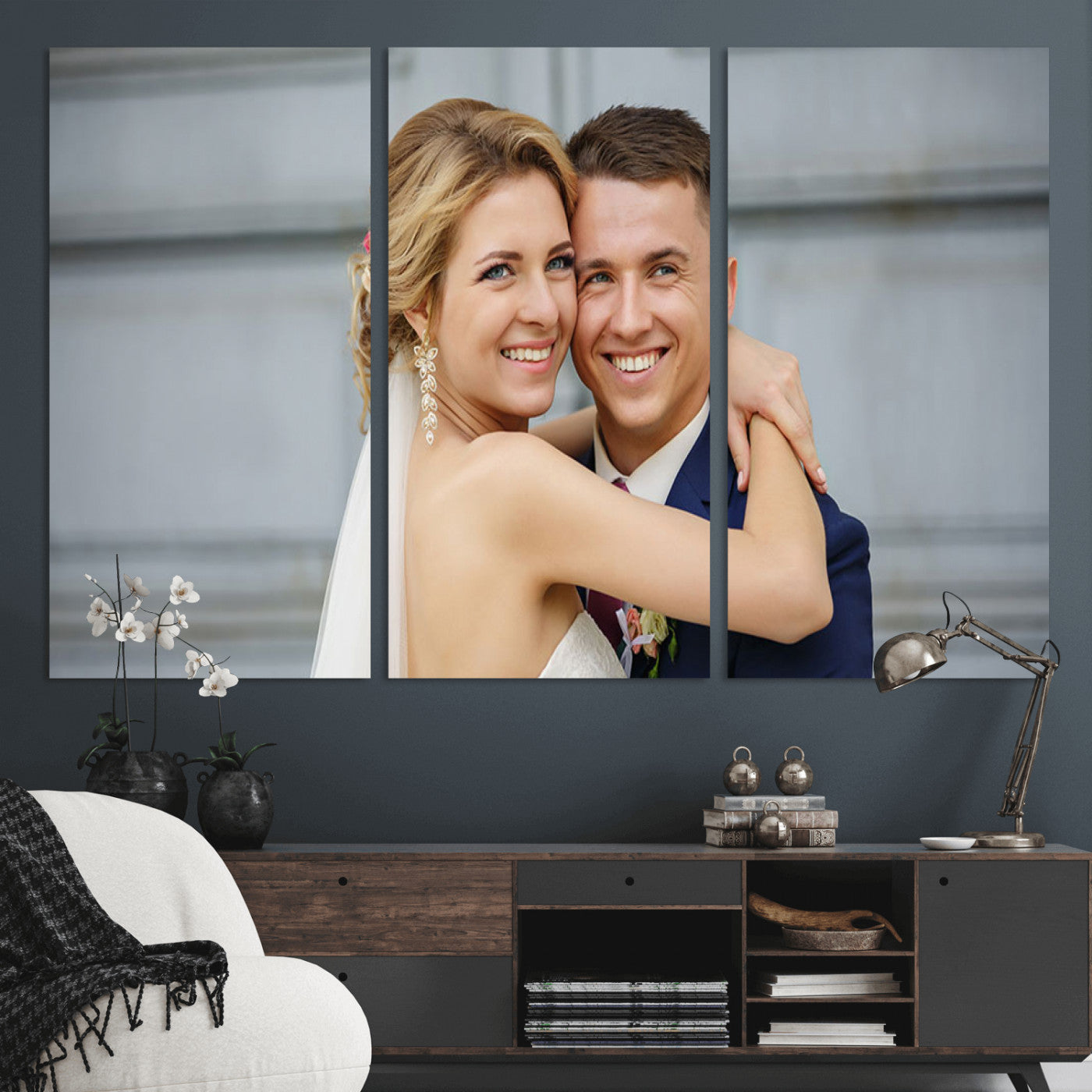 CSTM6030-MGV-CV-36X24-Custom Canvas Wall Art – Personalized Photo Print for Wedding, Anniversary or Gift, Ready to Hang Canvas for Home Decor