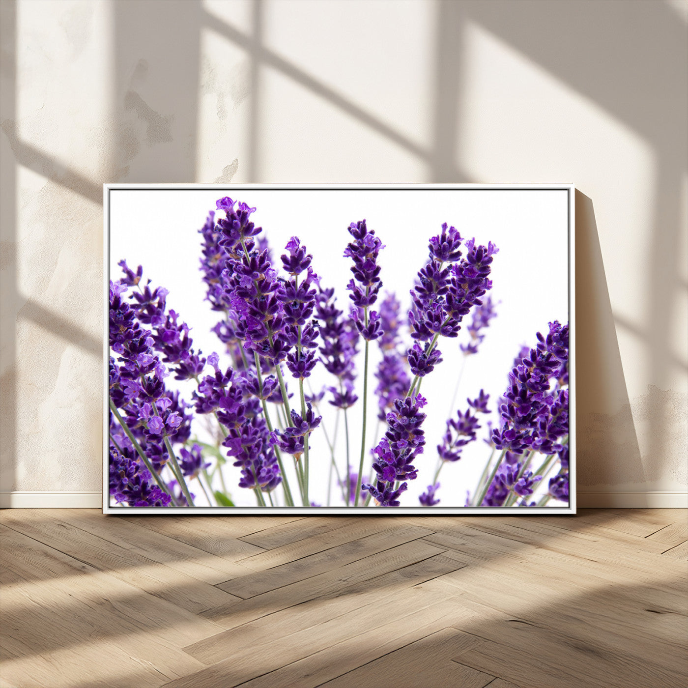 76859-MGV-CV-36X24-Lavender Flower Wall Art – Botanical Canvas Print Featuring Purple Floral Bouquet, Nature Inspired Artwork for Living Room,