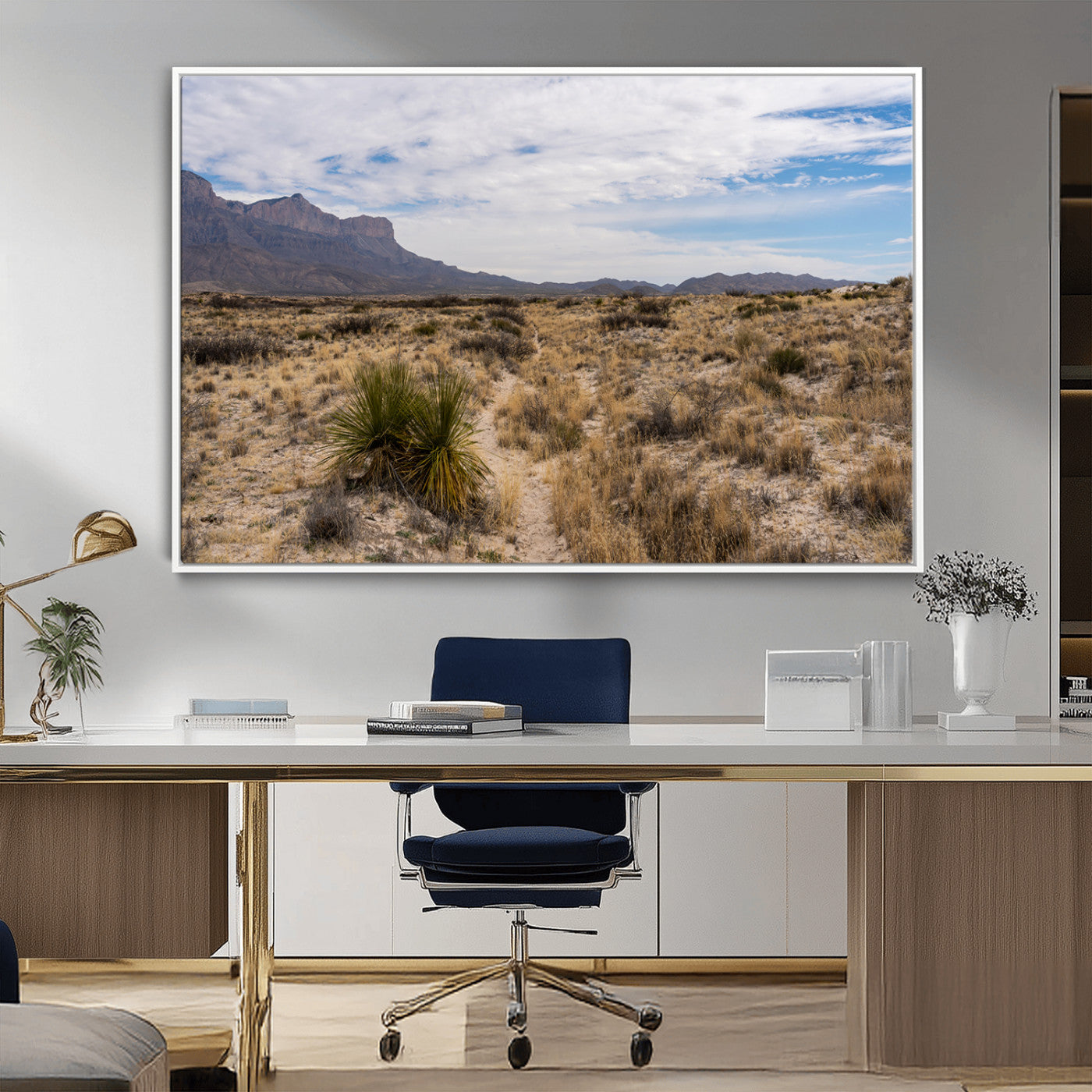 21606563-MGV-CV-36X24-Desert Mountain Wall Art – Southwest Landscape Photography Canvas Print, Rustic Nature Artwork Scenic Western Decor for Living