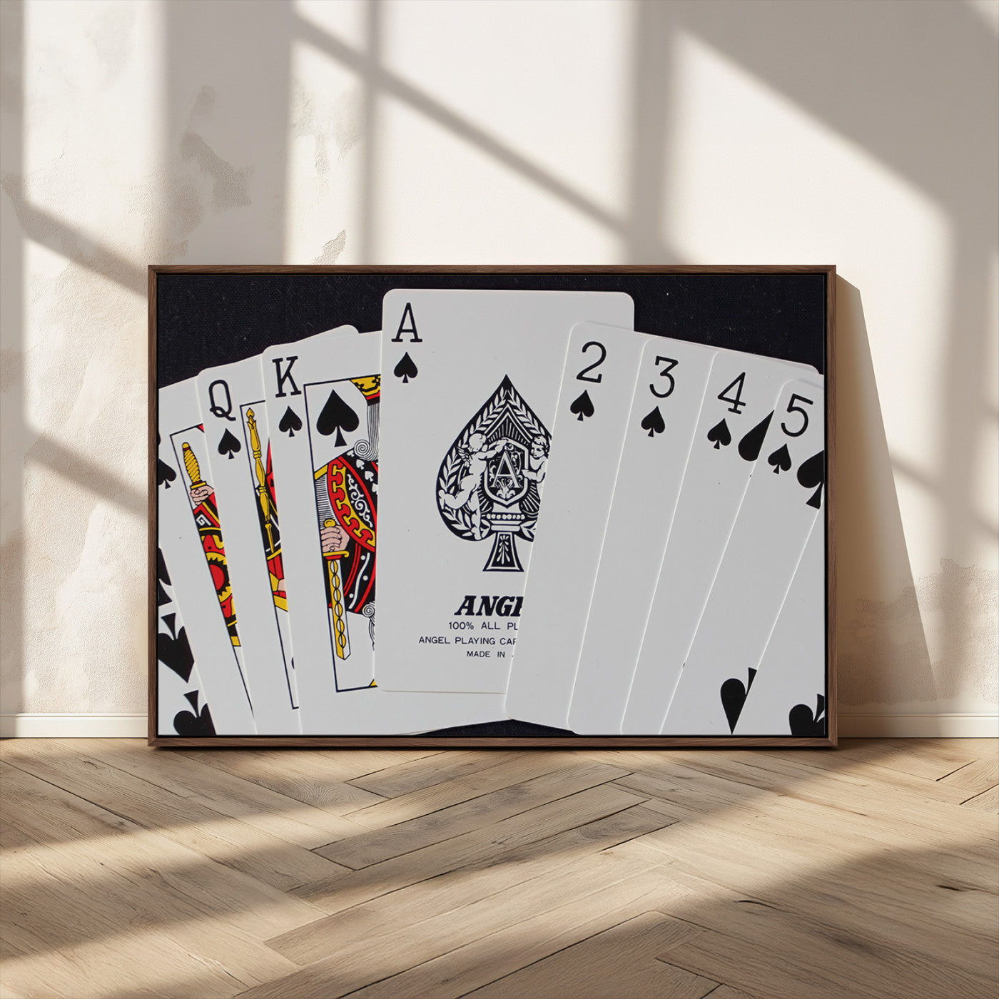 56787-MGV-CV-36X24-Playing Cards – Classic Poker Deck with Spades, Standard Size Durable Casino Quality Card Set for Magic Tricks, Blackjack, Bridge,