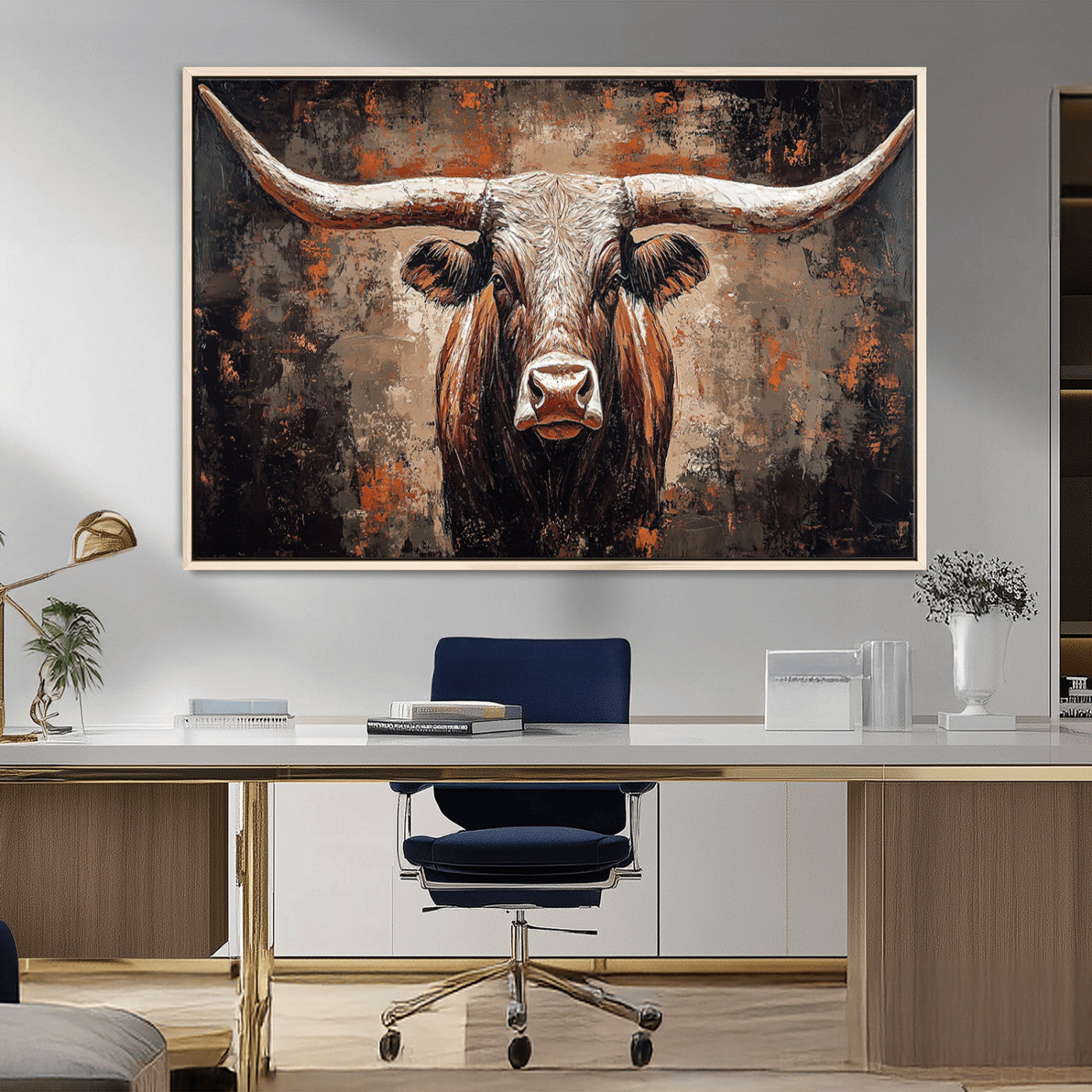 42732393-MGV-FC-36X24_Natural-Venice Canal Wall Art – Rustic Italian Architecture Canvas Print, Scenic Europe Travel Decor for Living Room, Office, Bedroom