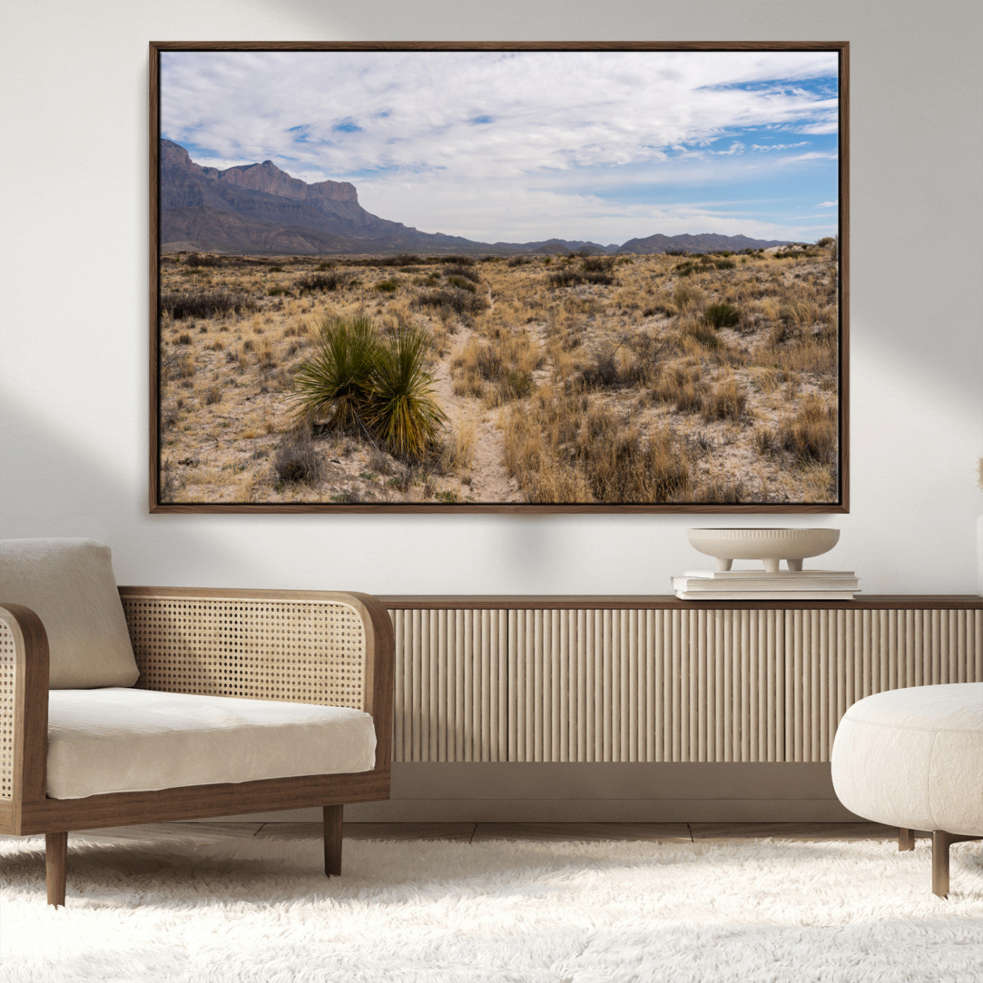 21606563-MGV-CV-36X24-Desert Mountain Wall Art – Southwest Landscape Photography Canvas Print, Rustic Nature Artwork Scenic Western Decor for Living