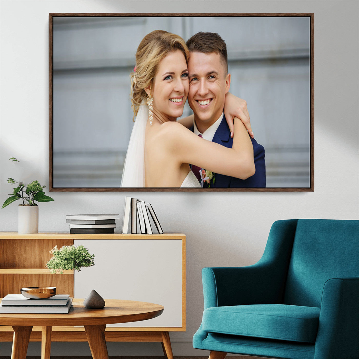 CSTM6030-MGV-CV-36X24-Custom Canvas Wall Art – Personalized Photo Print for Wedding, Anniversary or Gift, Ready to Hang Canvas for Home Decor