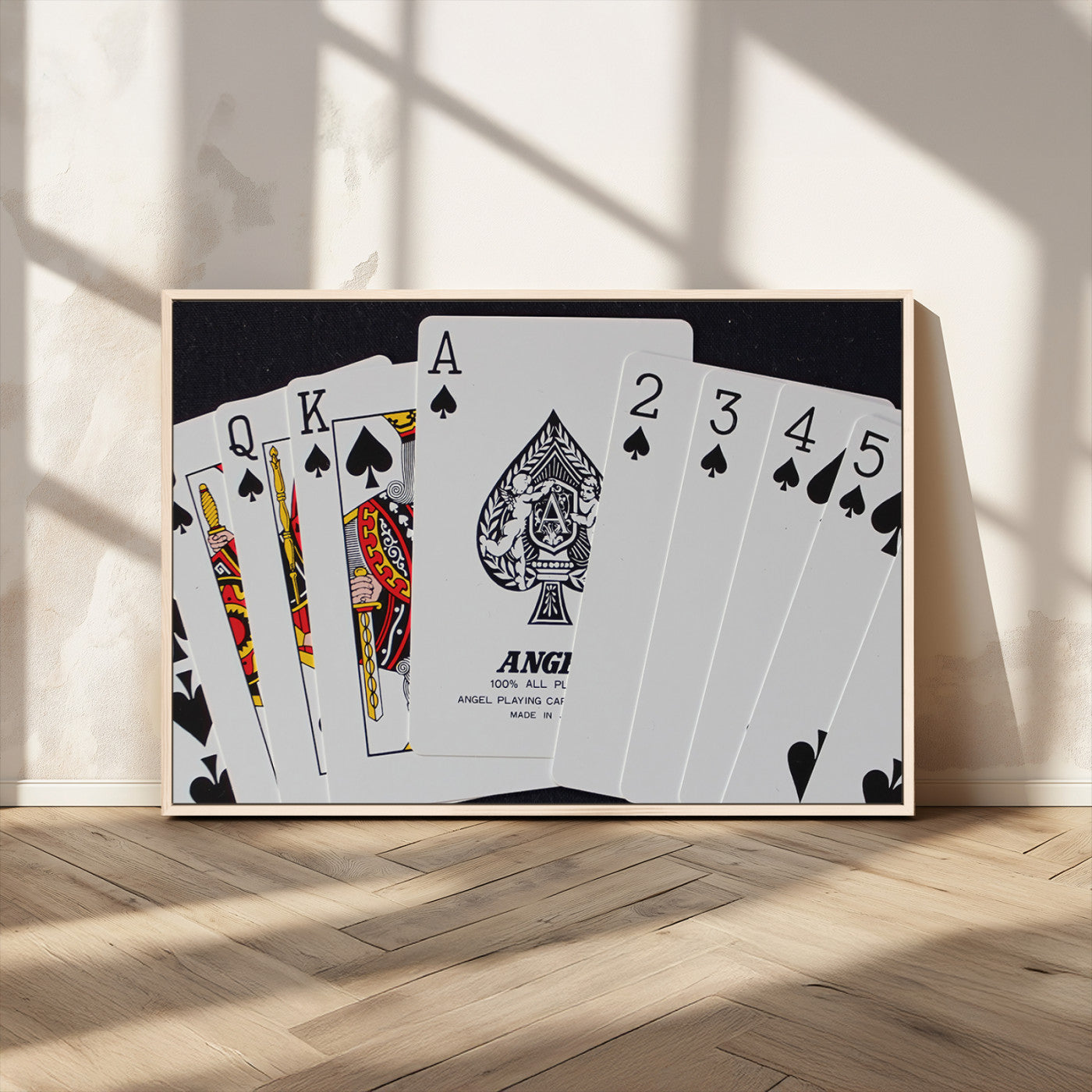 56787-MGV-CV-36X24-Playing Cards – Classic Poker Deck with Spades, Standard Size Durable Casino Quality Card Set for Magic Tricks, Blackjack, Bridge,