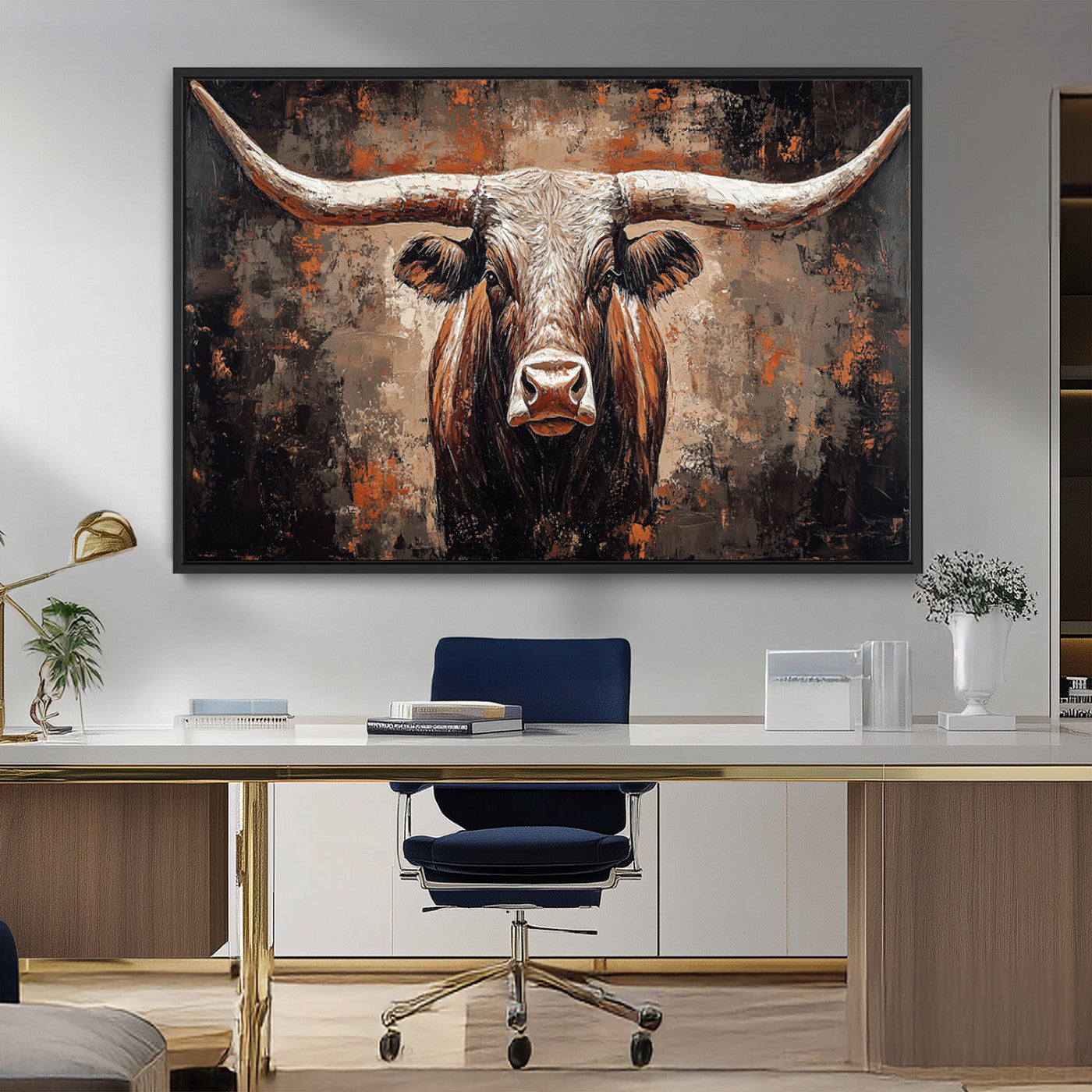 42732393-MGV-FC-36X24_Black-Venice Canal Wall Art – Rustic Italian Architecture Canvas Print, Scenic Europe Travel Decor for Living Room, Office, Bedroom