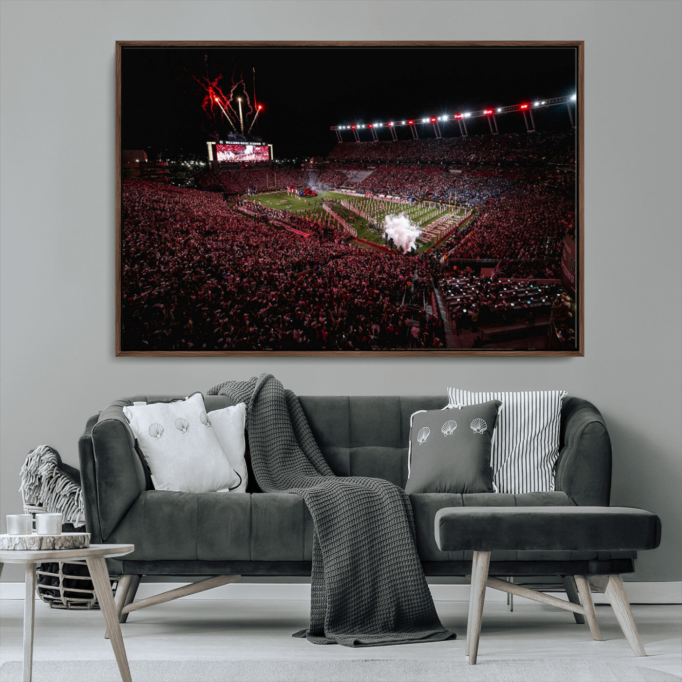 60690191-MGV-CV-36X24-William Brice Stadium Wall Art – Baseball Artwork Print for Game Room, Basement, Dorm or Office Wall Decor