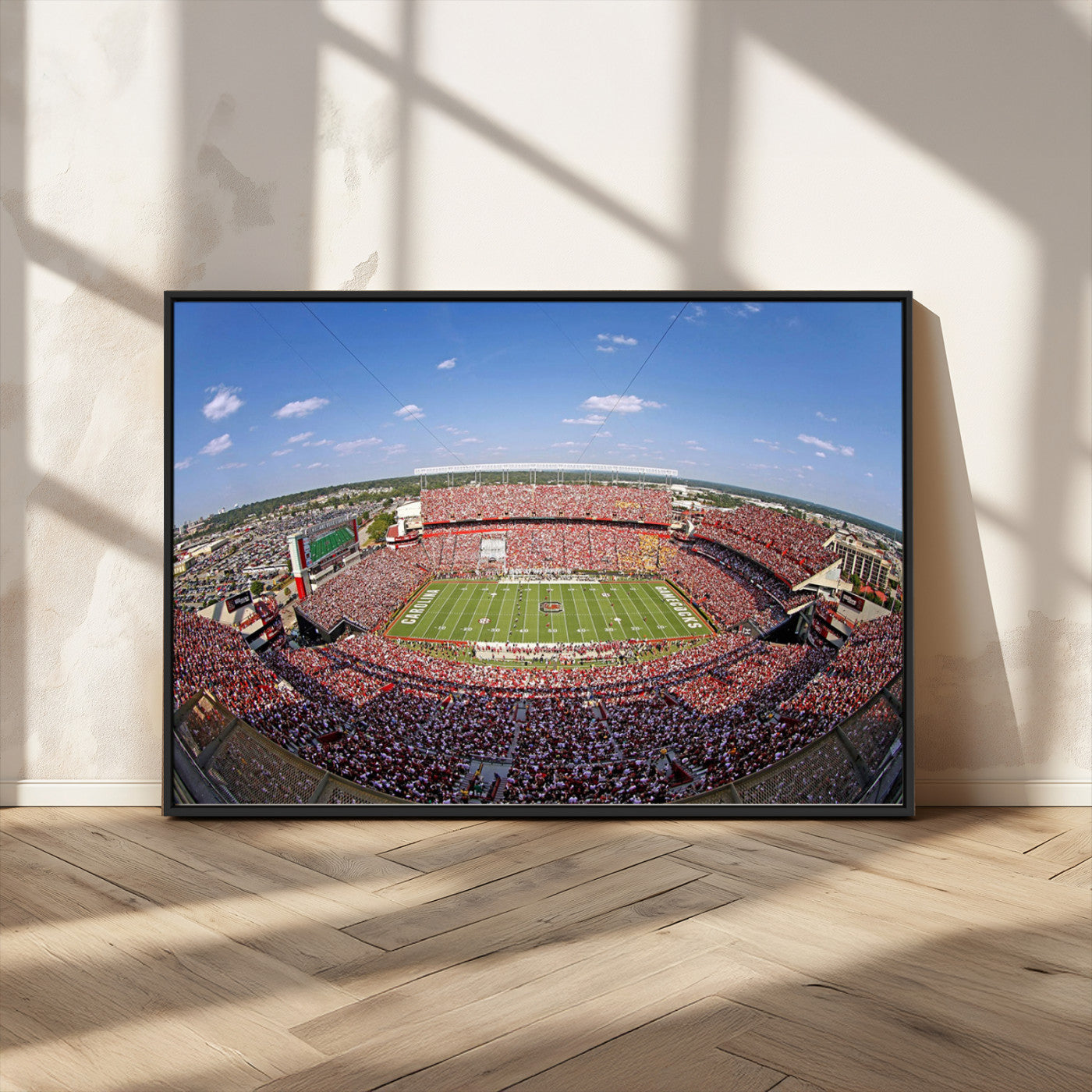 29492070-MGV-CV-36X24-William Brice Stadium Canvas Wall Art – Football Game, Stadium Crowd, Fans, Energy, Team Spirit, Daytime Outdoor Event Print for