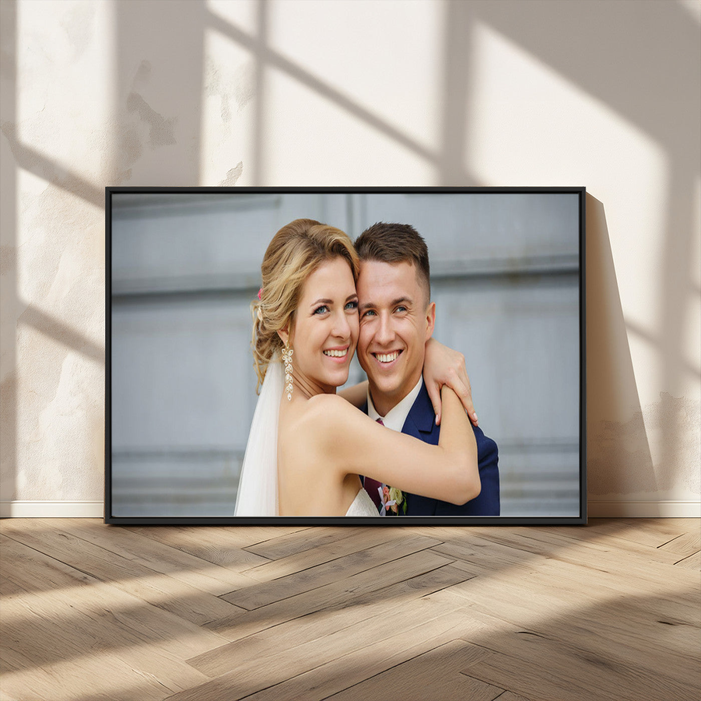 CSTM6030-MGV-CV-36X24-Custom Canvas Wall Art – Personalized Photo Print for Wedding, Anniversary or Gift, Ready to Hang Canvas for Home Decor