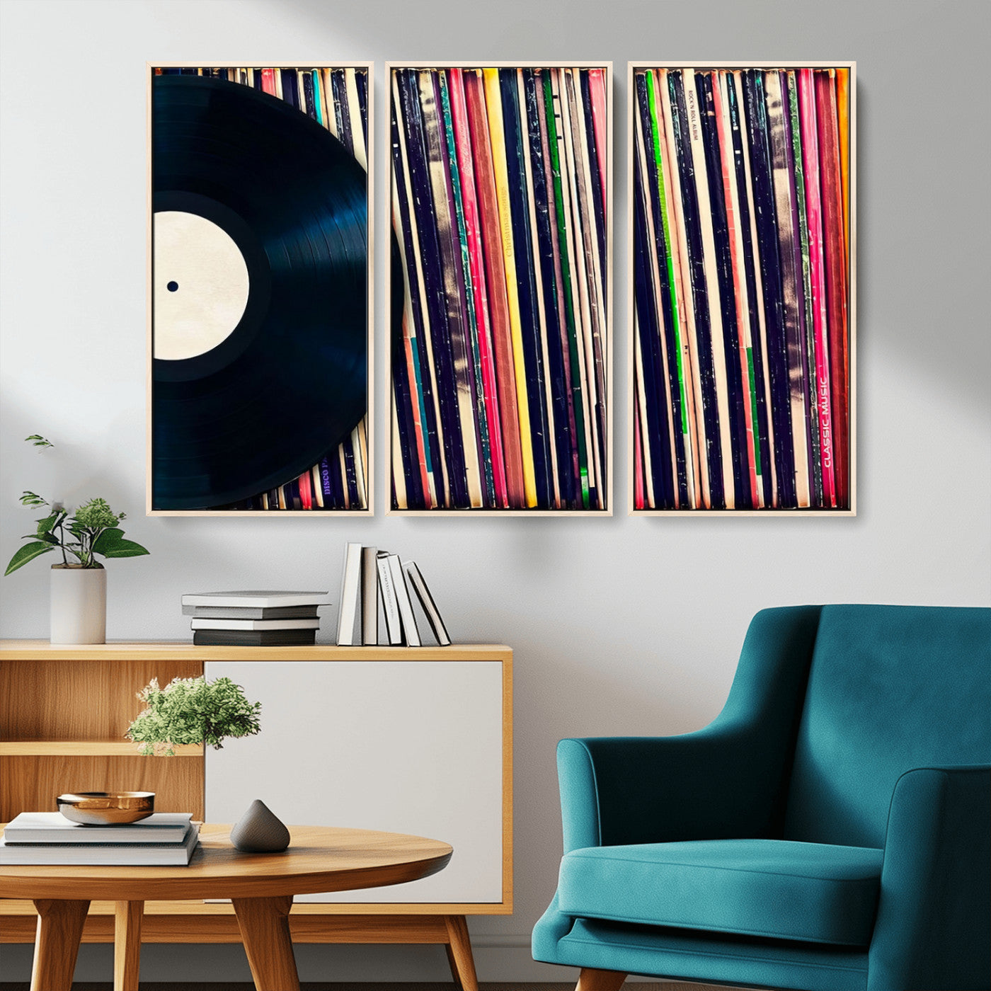 45029-MGV-CV-36X24-Misty Pine Forest Wall Art – Black and White Landscape Canvas Print, Foggy Trees Nature Photography, Modern Minimalist Decor for