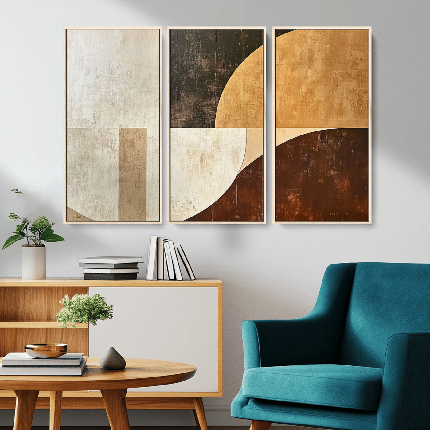 15030-MGV-CV-36X24-Wabi Sabi Wall Art Canvas Print, Framed Modern Abstract Art Picture Print, Minimalist Zen Perfect Minimalist Modern Decor Artwork