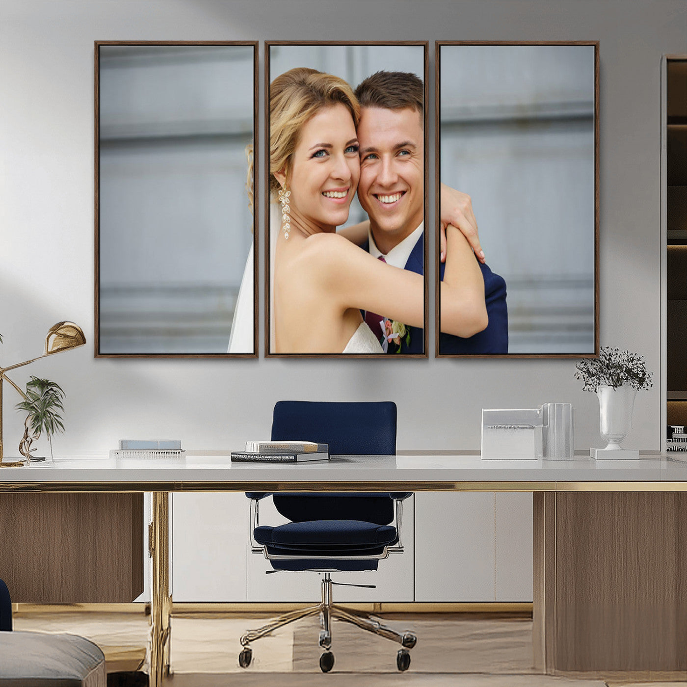 CSTM6030-MGV-CV-36X24-Custom Canvas Wall Art – Personalized Photo Print for Wedding, Anniversary or Gift, Ready to Hang Canvas for Home Decor