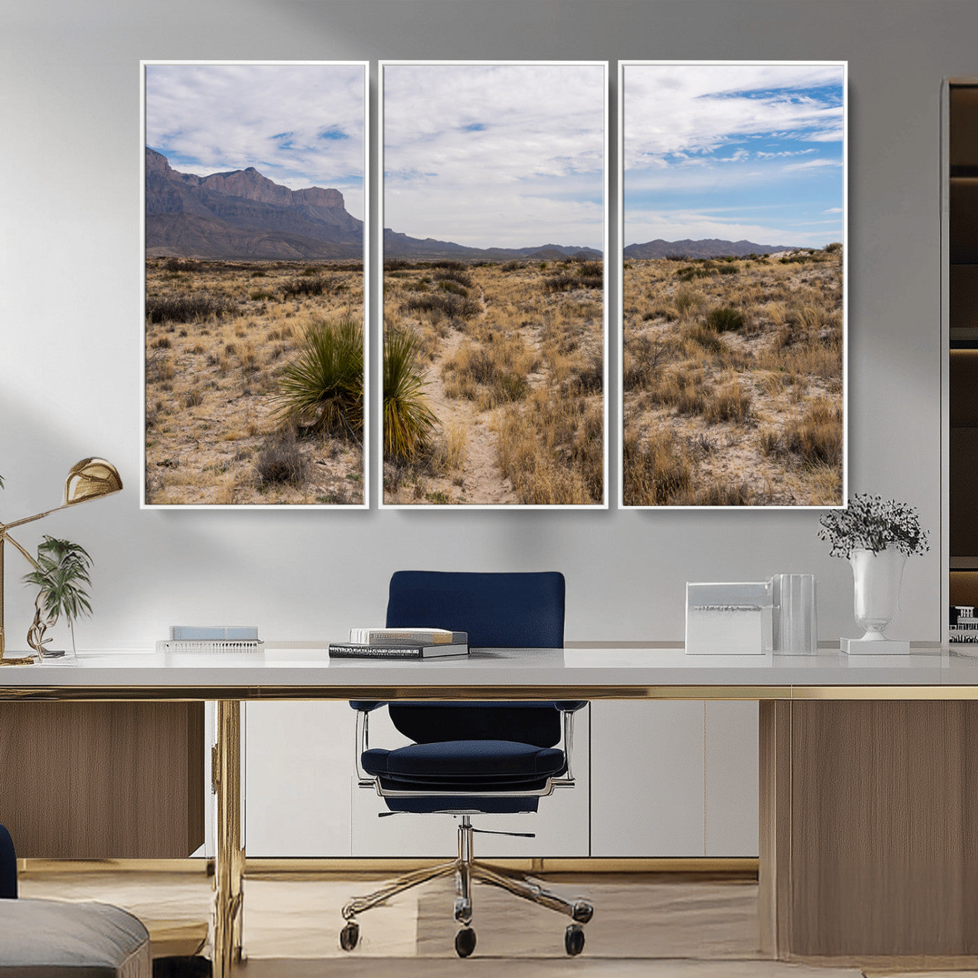 21606563-MGV-CV-36X24-Desert Mountain Wall Art – Southwest Landscape Photography Canvas Print, Rustic Nature Artwork Scenic Western Decor for Living