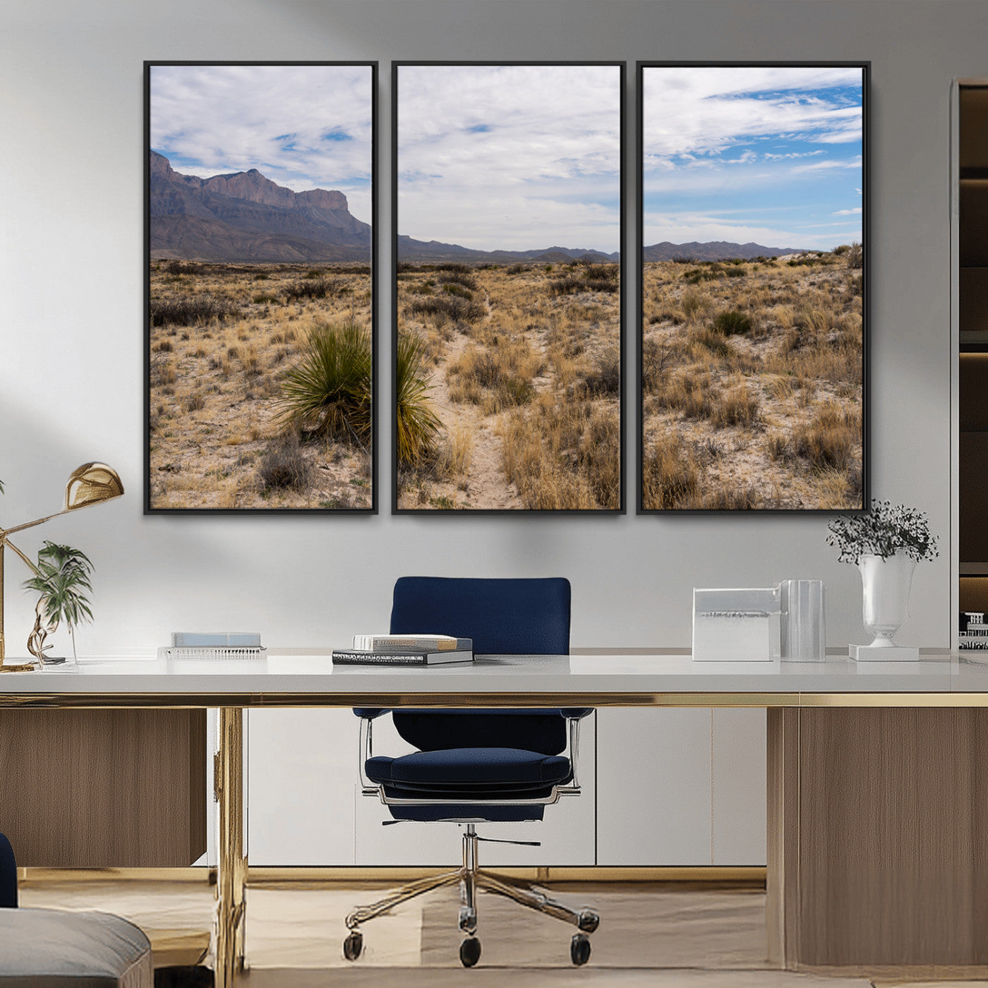 21606563-MGV-CV-36X24-Desert Mountain Wall Art – Southwest Landscape Photography Canvas Print, Rustic Nature Artwork Scenic Western Decor for Living