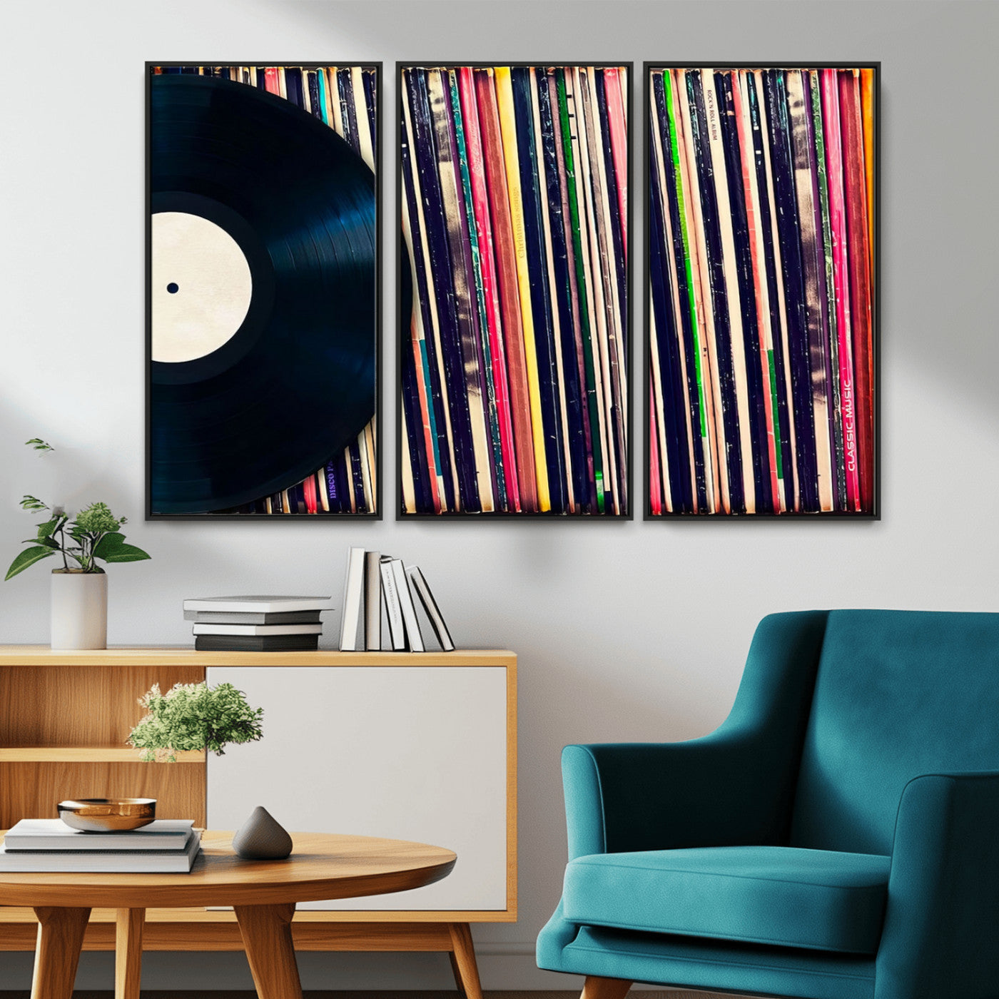 45029-MGV-CV-36X24-Misty Pine Forest Wall Art – Black and White Landscape Canvas Print, Foggy Trees Nature Photography, Modern Minimalist Decor for