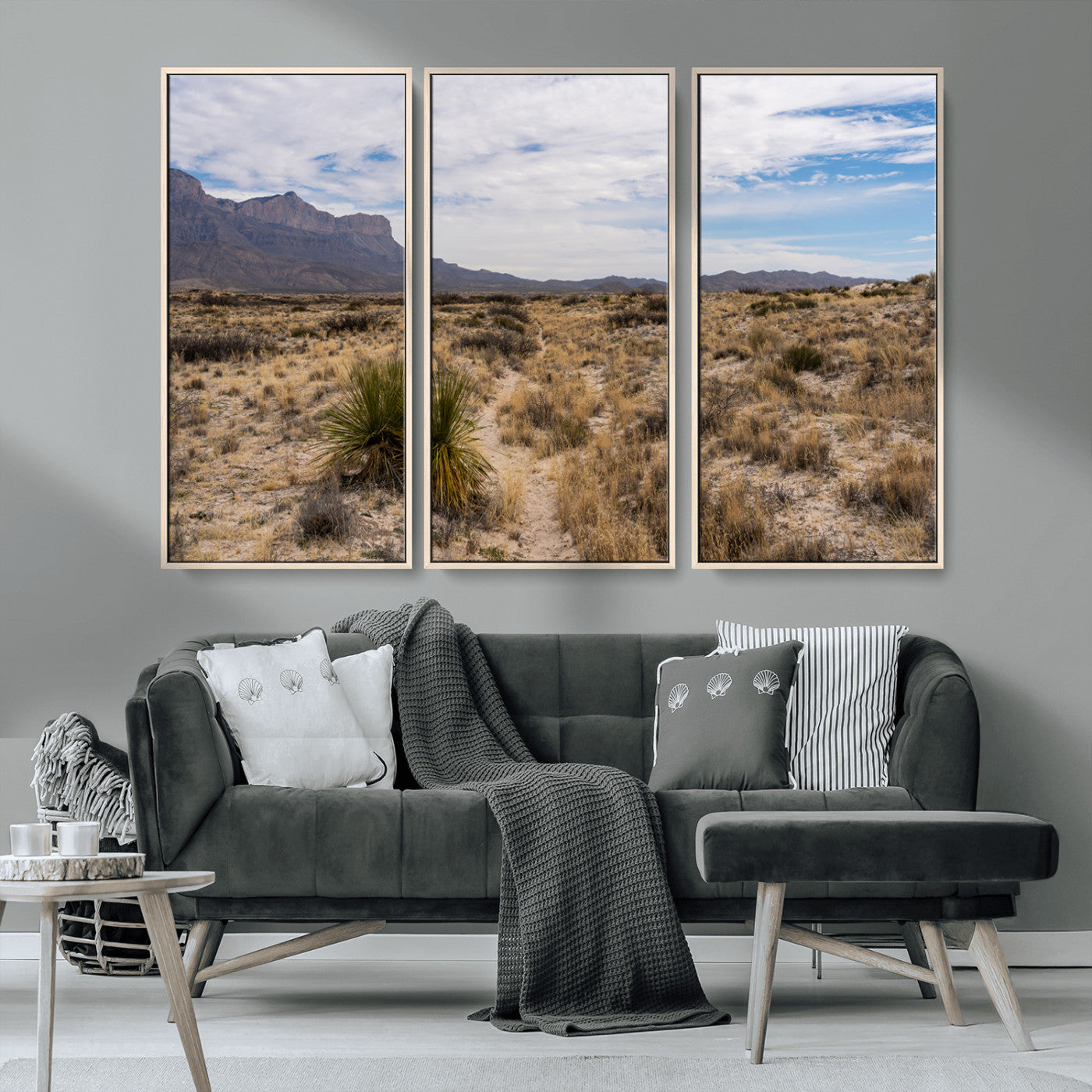 21606563-MGV-CV-36X24-Desert Mountain Wall Art – Southwest Landscape Photography Canvas Print, Rustic Nature Artwork Scenic Western Decor for Living