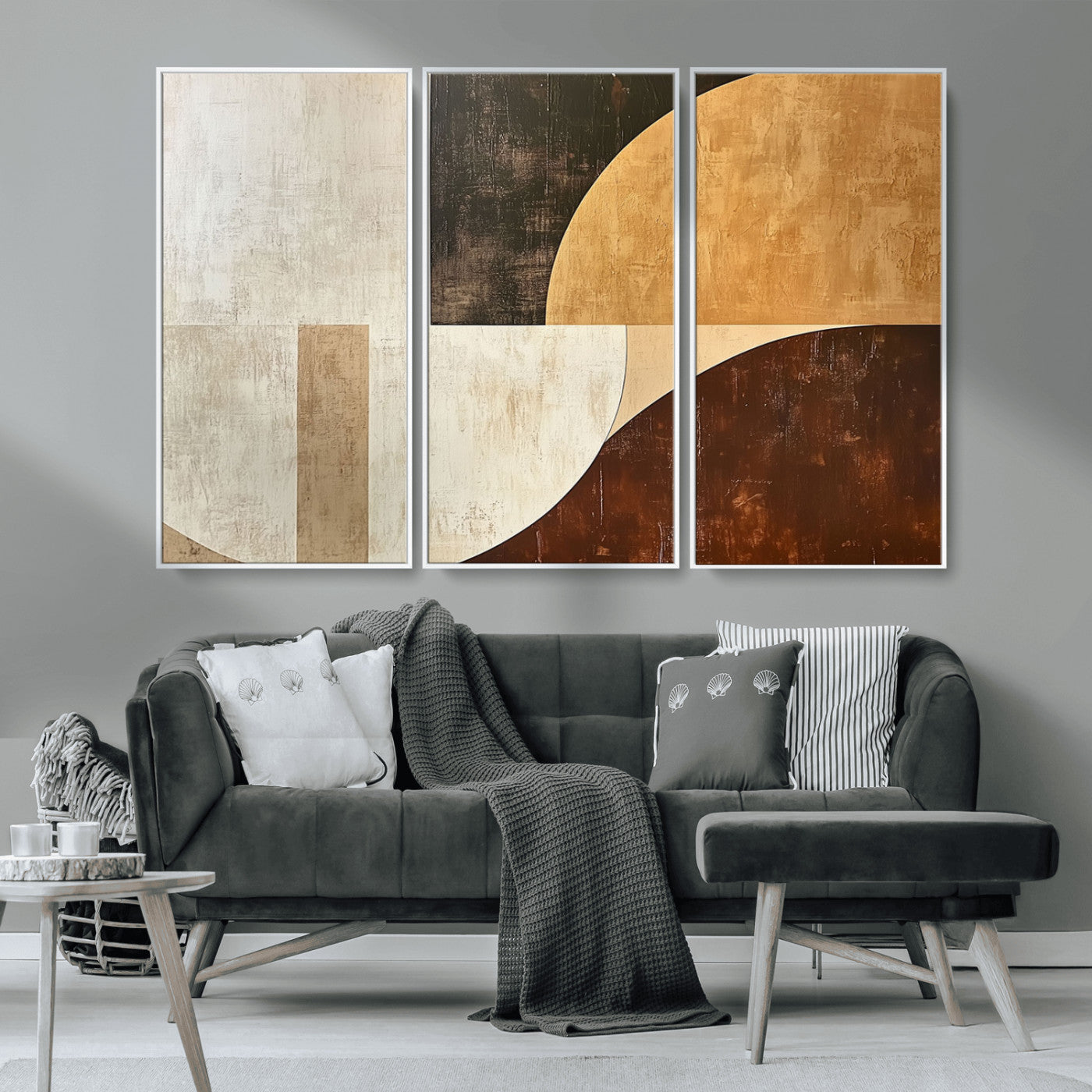 15030-MGV-CV-36X24-Wabi Sabi Wall Art Canvas Print, Framed Modern Abstract Art Picture Print, Minimalist Zen Perfect Minimalist Modern Decor Artwork