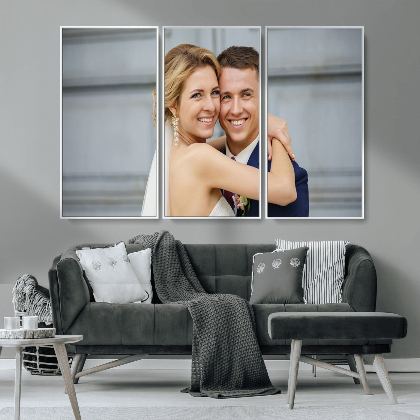 CSTM6030-MGV-CV-36X24-Custom Canvas Wall Art – Personalized Photo Print for Wedding, Anniversary or Gift, Ready to Hang Canvas for Home Decor