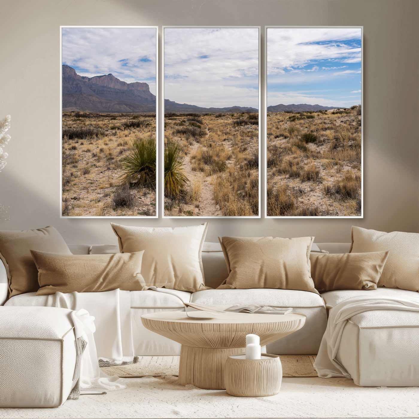 21606563-MGV-CV-36X24-Desert Mountain Wall Art – Southwest Landscape Photography Canvas Print, Rustic Nature Artwork Scenic Western Decor for Living