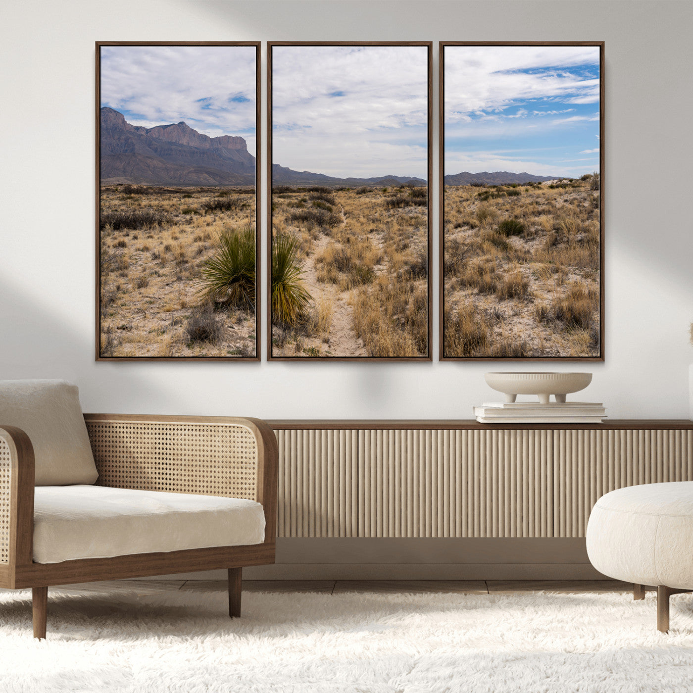 21606563-MGV-CV-36X24-Desert Mountain Wall Art – Southwest Landscape Photography Canvas Print, Rustic Nature Artwork Scenic Western Decor for Living
