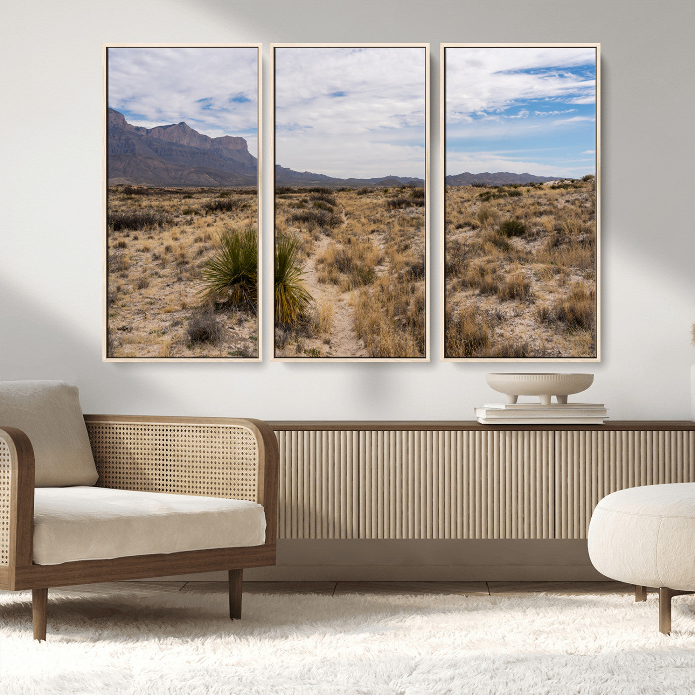 21606563-MGV-CV-36X24-Desert Mountain Wall Art – Southwest Landscape Photography Canvas Print, Rustic Nature Artwork Scenic Western Decor for Living