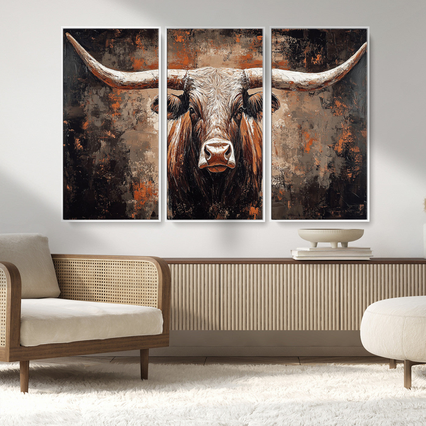 42732393-MGV-FC-48X32-3P_White-Venice Canal Wall Art – Rustic Italian Architecture Canvas Print, Scenic Europe Travel Decor for Living Room, Office, Bedroom