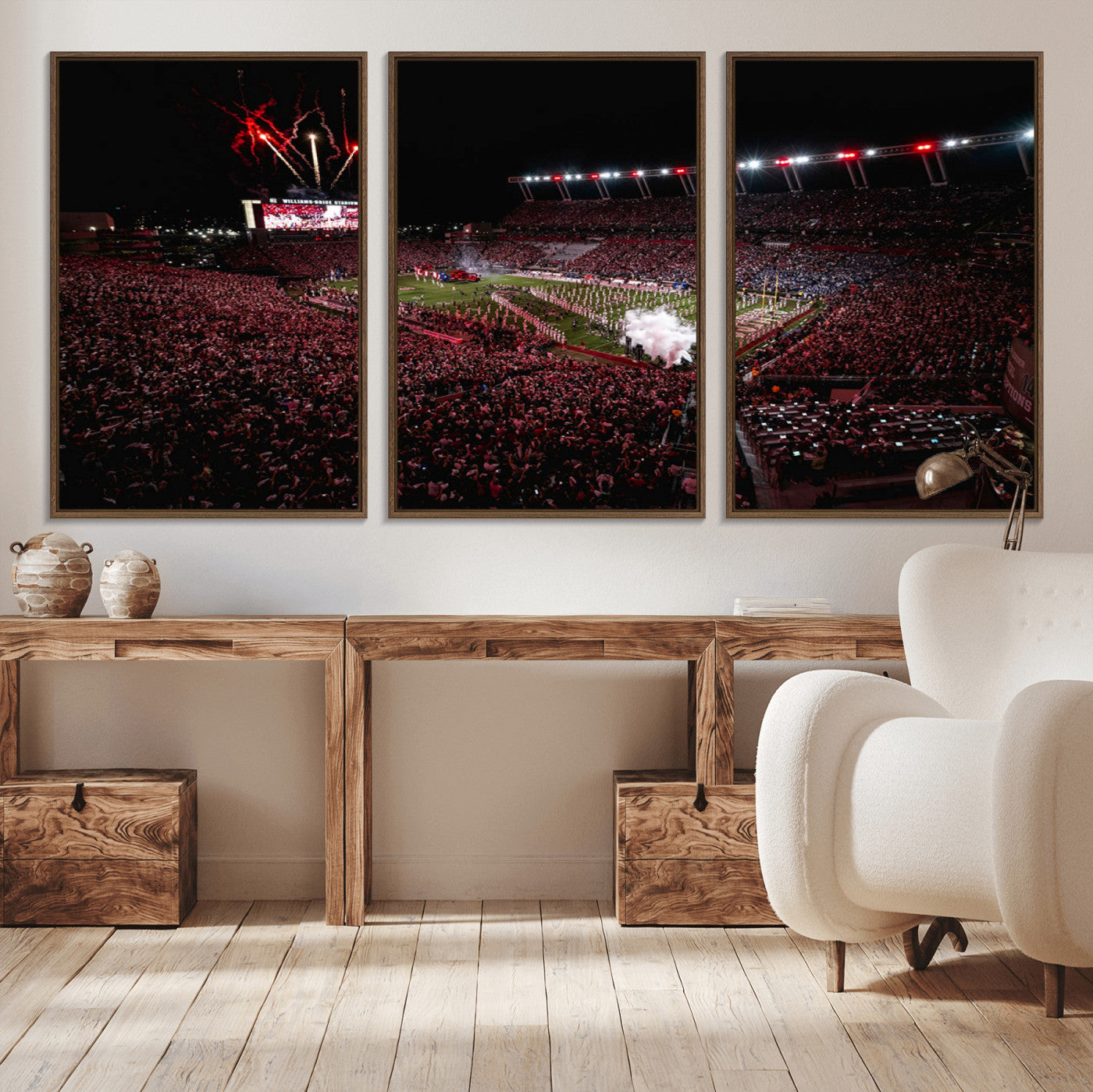 60690191-MGV-CV-36X24-William Brice Stadium Wall Art – Baseball Artwork Print for Game Room, Basement, Dorm or Office Wall Decor
