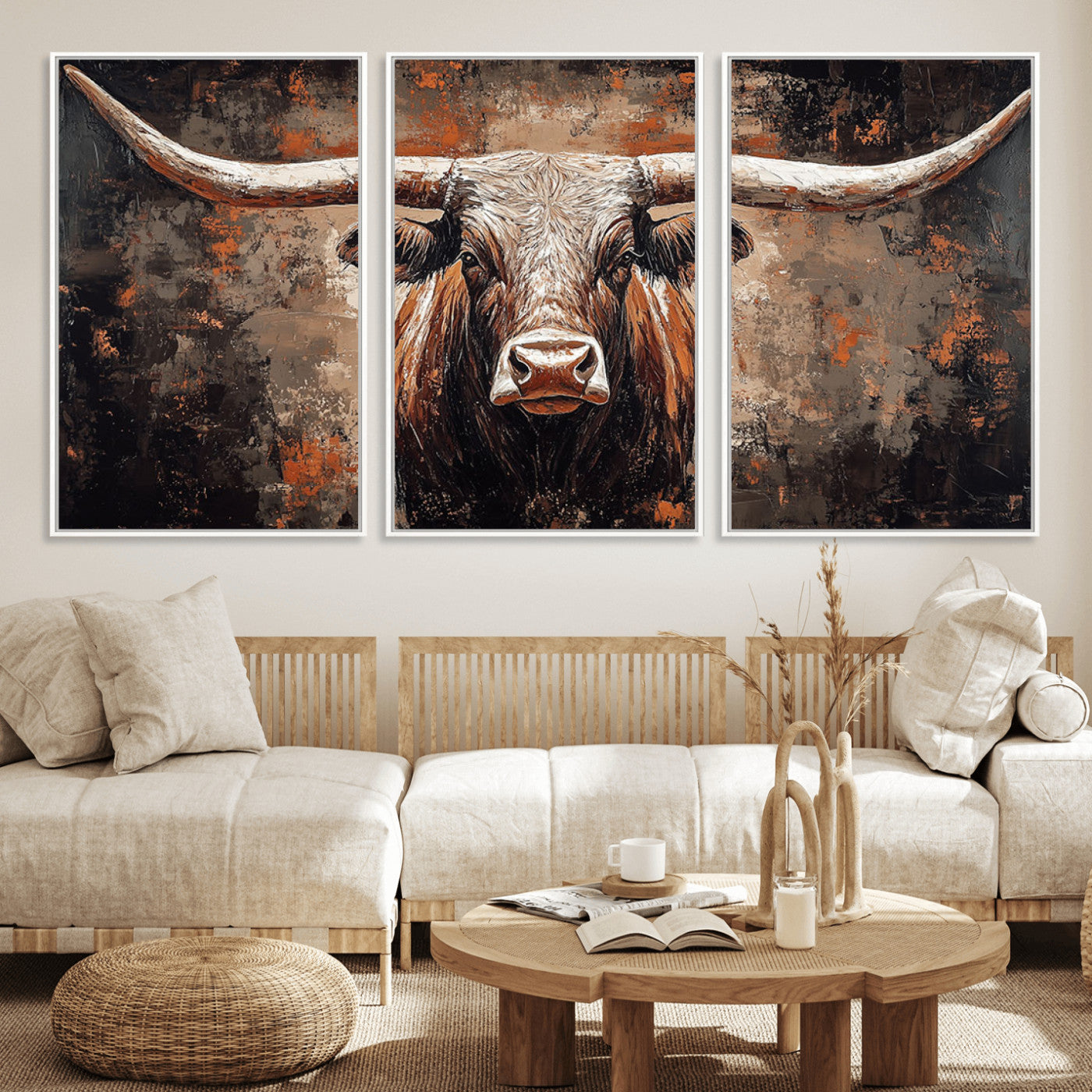 42732393-MGV-FC-60X30-3P_White-Venice Canal Wall Art – Rustic Italian Architecture Canvas Print, Scenic Europe Travel Decor for Living Room, Office, Bedroom