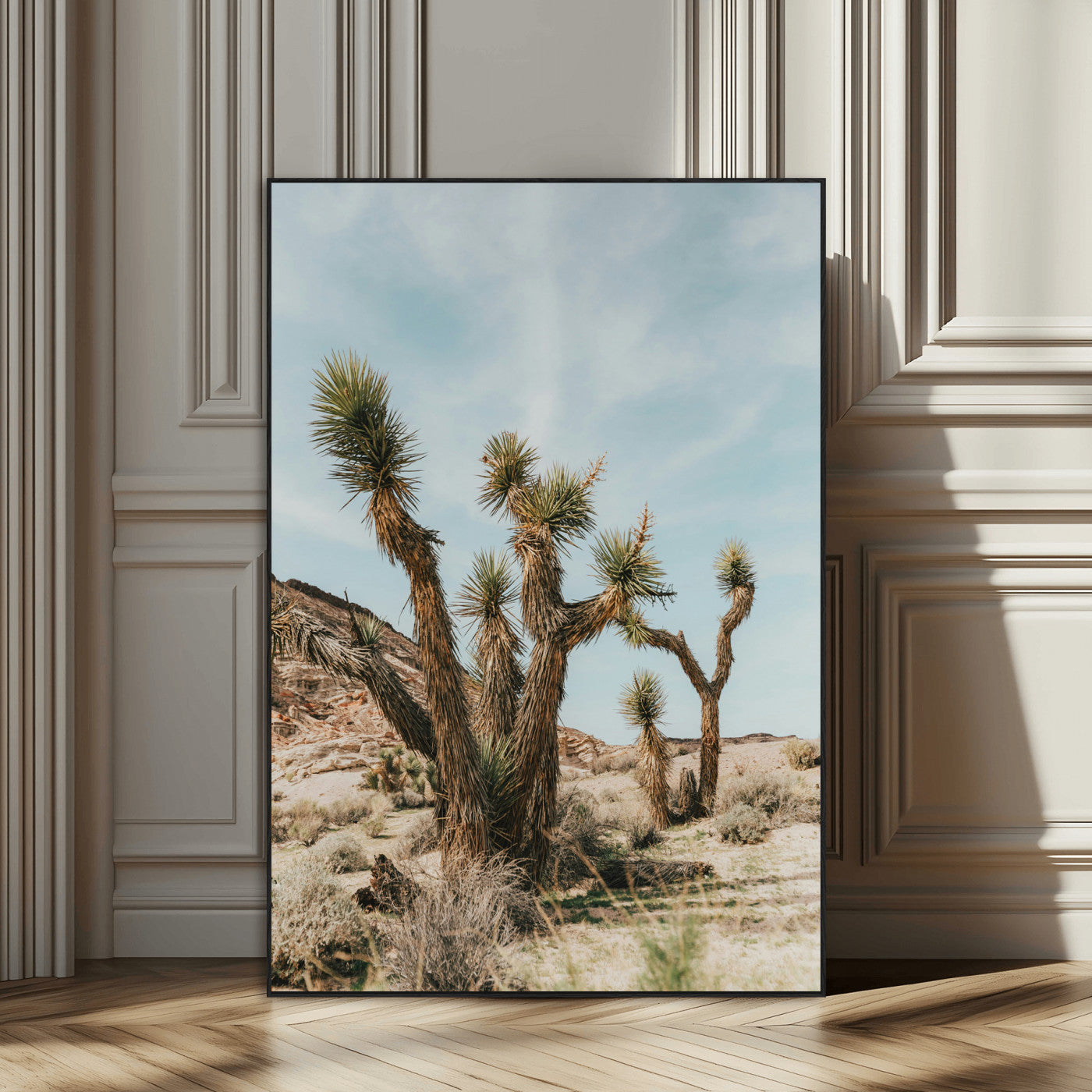 95224550-SEG-FC-51X34_Oversize_Oversize-Joshua Tree Wall Art – Desert Landscape Canvas Print with Southwestern Scenery, Rustic Western Photography, Boho Nature Decor for