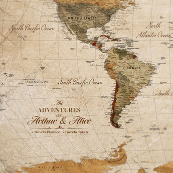 Personalized Map Art Prints