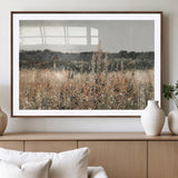 46308-MGV-CV-36X24-Wildflower Field Wall Art – Rustic Meadow Landscape Canvas Print, Country Nature Decor for Living Room, Bedroom or Farmhouse