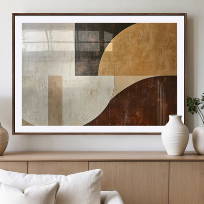 15030-MGV-CV-36X24-Wabi Sabi Wall Art Canvas Print, Framed Modern Abstract Art Picture Print, Minimalist Zen Perfect Minimalist Modern Decor Artwork