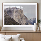 74506434-MGV-CV-36X24-El Capitan Wall Art Canvas Print, Framed Yosemite Cliff Art Picture Print, Sierra Nevada Perfect Sierra Minimalism Decor Artwork