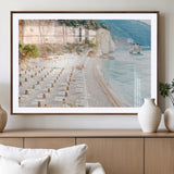 84816639-MGV-CV-36X24-Mediterranean Beach Wall Art Canvas Print, Framed Airy Coastal Art Picture Print, Summer Shore Perfect Coastal Retreat Decor