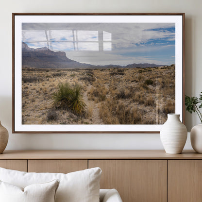 21606563-MGV-CV-36X24-Desert Mountain Wall Art – Southwest Landscape Photography Canvas Print, Rustic Nature Artwork Scenic Western Decor for Living