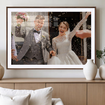 CSTM914-MGC-FP-36x24-Framed Create Your Canvas Print - Personalized Wall Art for Home Decor Wall Art Print, Create Your Own Photo Canvas Print