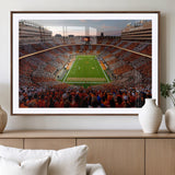 37160229-MGV-CV-36X24-Tennessee Volunteers Wall Art – Neyland Stadium Sunset Checkerboard Game Canvas Print, Vols Football Panorama Sports Decor