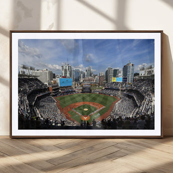 87122-MGV-CV-36X24-Petco Park Field Wall Art Canvas Print, Framed San Diego Stadium Art Picture Print, Petco Park Stadium Perfect Sport Room Decor