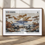 80111817-MGC-FP-36x24_Walnut-Japanese Landscape Wall Art – Mount Fuji Autumn Canvas Print, Asian Inspired Nature Decor for Living Room, Bedroom, Office or