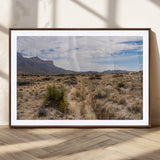 21606563-MGC-FP-36x24_Walnut-Desert Mountain Wall Art – Southwest Landscape Photography Canvas Print, Rustic Nature Artwork Scenic Western Decor for Living