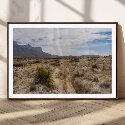21606563-MGC-FP-36x24_Walnut-Desert Mountain Wall Art – Southwest Landscape Photography Canvas Print, Rustic Nature Artwork Scenic Western Decor for Living