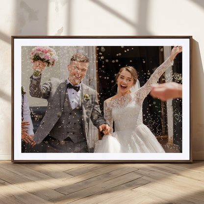 CSTM914-MGV-CV-36X24-Framed Create Your Canvas Print - Personalized Wall Art for Home Decor Wall Art Print, Create Your Own Photo Canvas Print