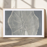 25547-MGC-FP-36x24_Natural-Tree Ring Wall Art Canvas Print, Framed Linocut Tree Ring Art Picture Print, Wood Texture Perfect Minimalist Farmhouse Decor