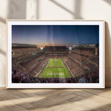 17421-MGC-FP-36x24_Natural-Kyle Field Wall Art Canvas Print, Framed Texas Stadium Art Picture Print, Kyle Field Stadium Perfect Sport Room Decor Artwork
