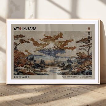 11778299-MGV-CV-36X24-Japanese Landscape Wall Art – Mount Fuji Canvas Print, Asian Inspired Nature Decor for Living Room, Bedroom, Office or Studio