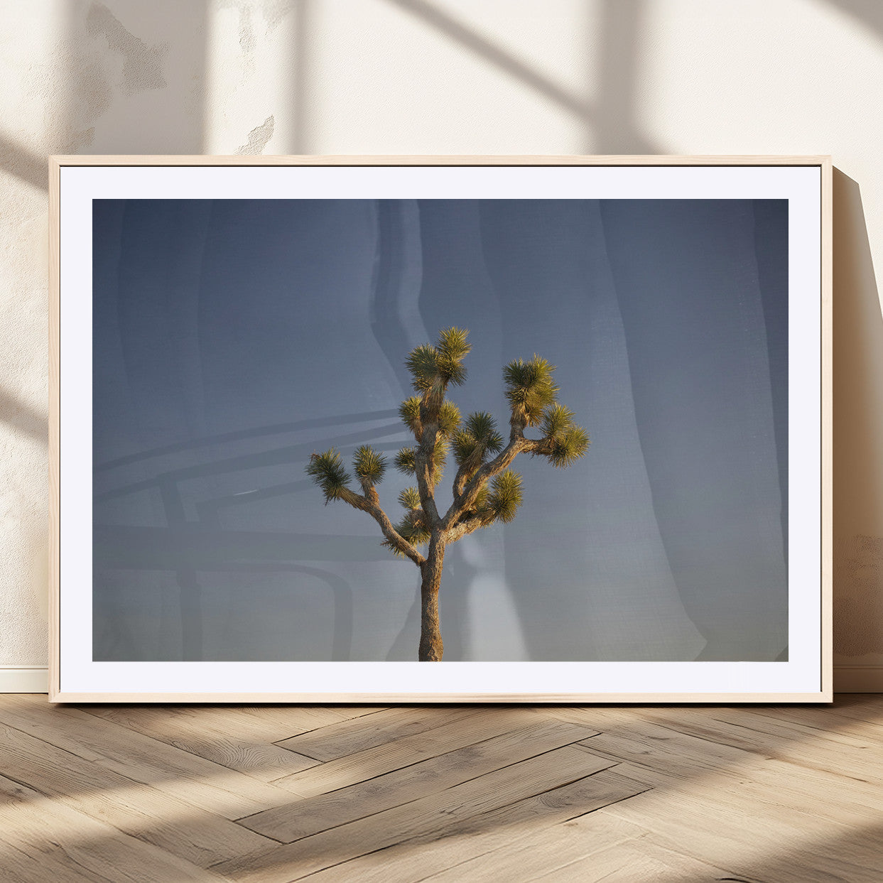 54552043-MGV-CV-36X24-Joshua Tree Art Wall Art Canvas Print, Framed Desert Landscape Art Picture Print, Southwestern Nature Perfect Southwestern Boho