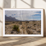 21606563-MGV-CV-36X24-Desert Mountain Wall Art – Southwest Landscape Photography Canvas Print, Rustic Nature Artwork Scenic Western Decor for Living