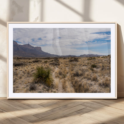 21606563-MGV-CV-36X24-Desert Mountain Wall Art – Southwest Landscape Photography Canvas Print, Rustic Nature Artwork Scenic Western Decor for Living